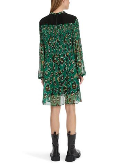 Marc Cain Платье из струящейся ткани с принтом