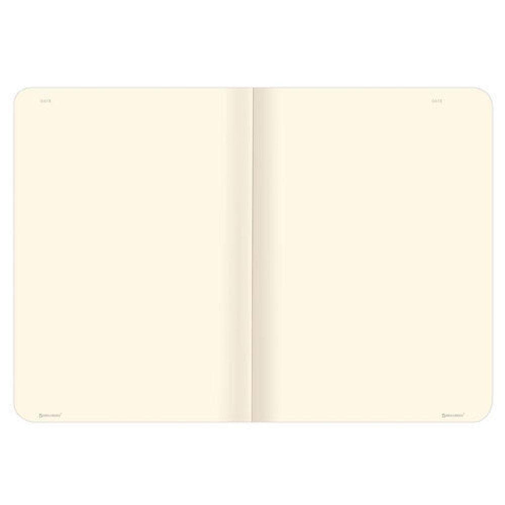 Тетрадь 60 л. без линовки обложка SoftTouch, бежевая бумага 70 г/м2, сшивка, В5 (179х250 мм), ЯГОДЫ, BRAUBERG, 403831