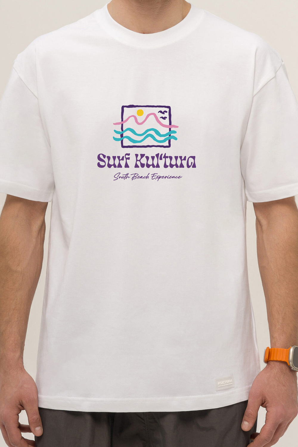 Футболка KUL'TURA "Surf Kultura" Белый