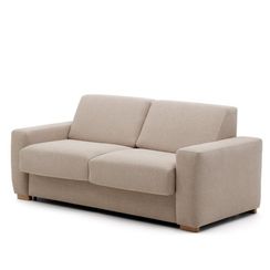 Трехместный диван-кровать Anley 204 см, бежевый