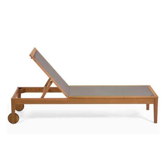 Шезлонг Caterin из эвкалипта зеленый Испания La Forma