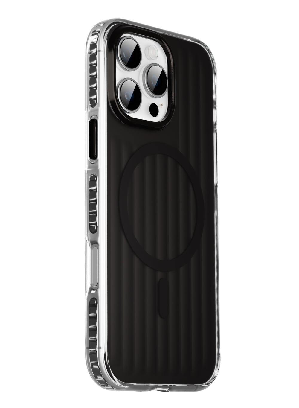 Чехол Gurdini Ocean Case с поддержкой MagSafe для iPhone 16 Pro Max (Черный)