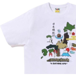 A Bathing Ape Japan Culture Tee белый