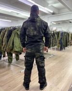 Костюм горка 6 флис лайт / осень-зима / чёрный мох