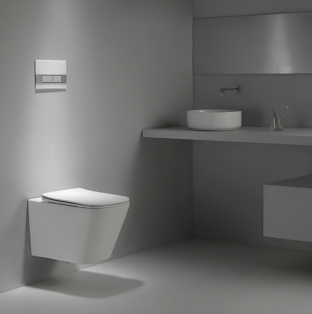 Унитаз подвесной Ceruttispa МАЙЕЛЛА (MAIELLA) Aria MW CT9164 (500х350х320) безободковый, белый матовый, ТЕРМООБЖИГ (не плёнка)