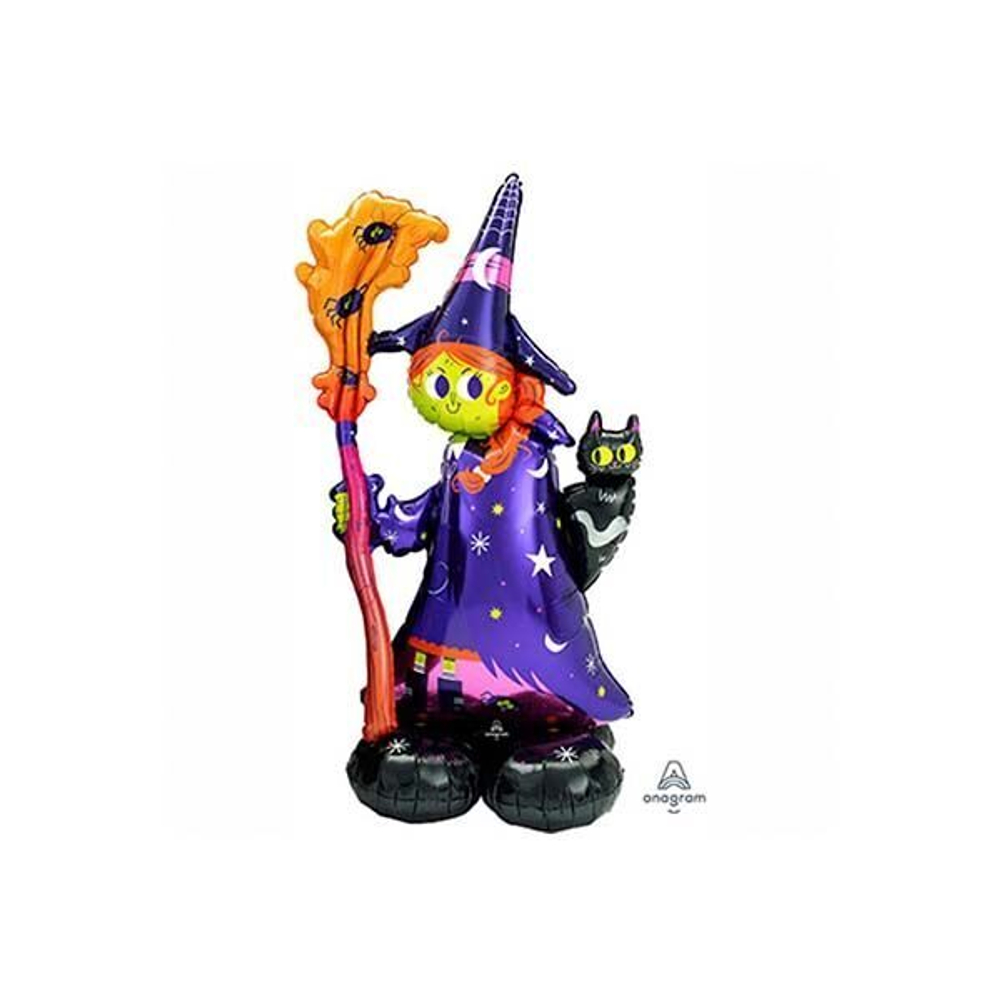Шар фигура напольная Ведьма, под воздух