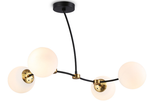 Подвесной светильник TR2544/4 BK/SB черный/бронза E27/4 max 60W 700*450*450