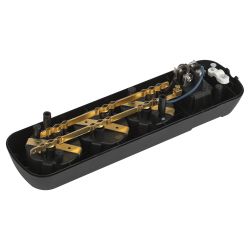 Колодка ЭРА KX-3es-B 3 розетки с заземлением с выключателем черная