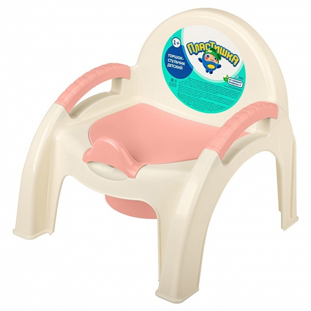 Горшок-стульчик Пластишка светло-розовый Арт. 431326733