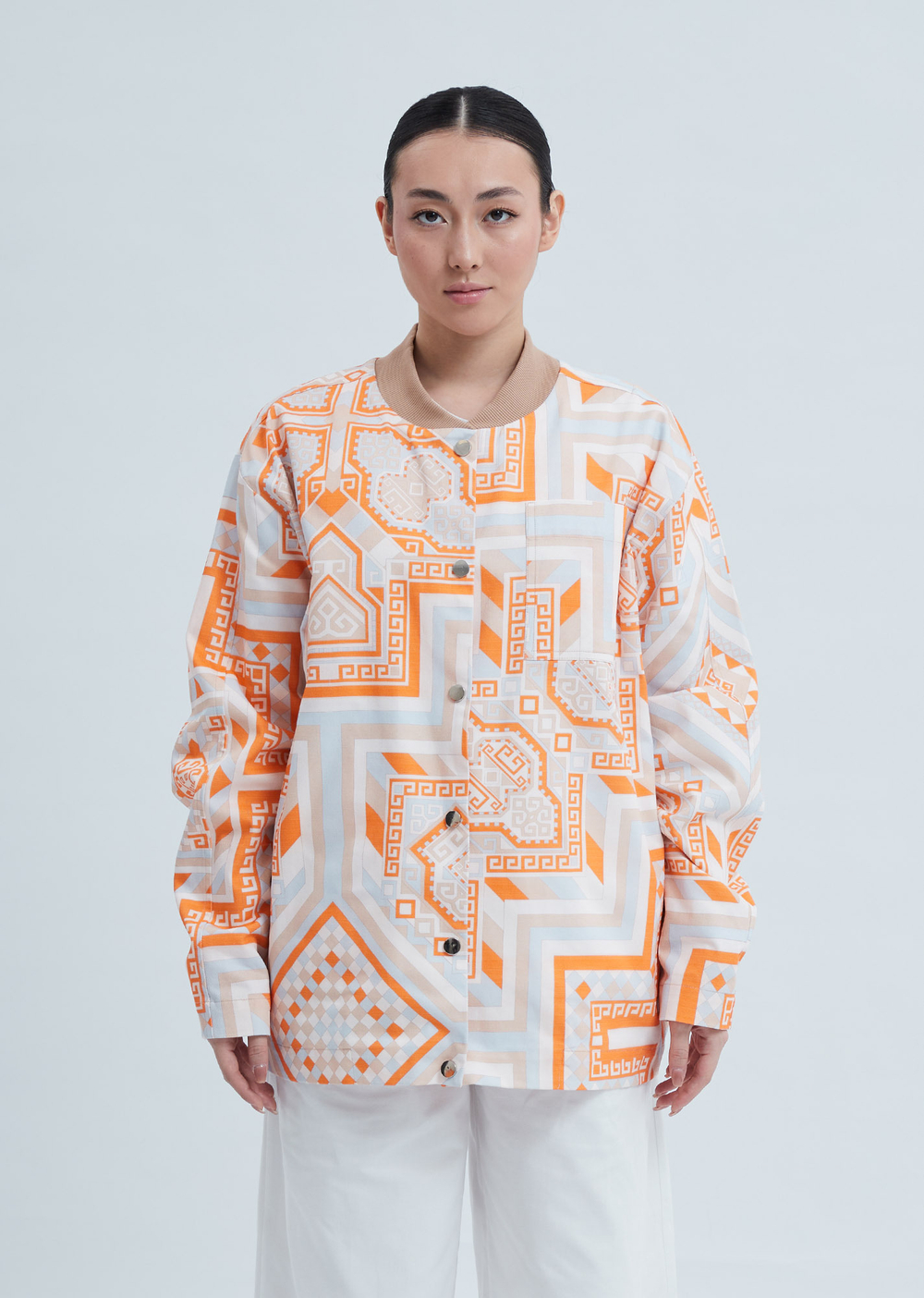 Бомбер (принт 72-13) p.L/XL
