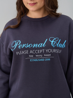 Толстовка Кис-090/антрацит-п