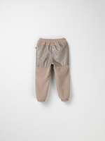 Костюм флисовый со вставками "Кофейный"