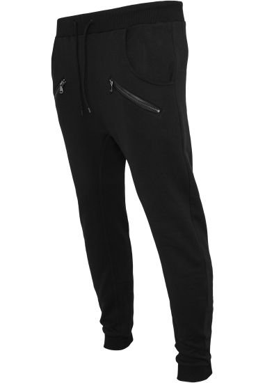 Брюки URBAN CLASSICS Zip Deep Crotch Sweatpants (Черный (Black)