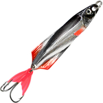 Блесна для рыбалки AQUA ГЛЮК 17,0g цвет 05 (серебро, золото, красный флюрик), 1 штука