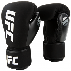 UFC Перчатки для бокса и ММА черные - REG