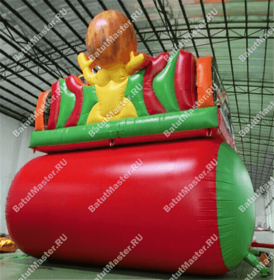 Батут-горка "Лев" 12*7.5*9 м