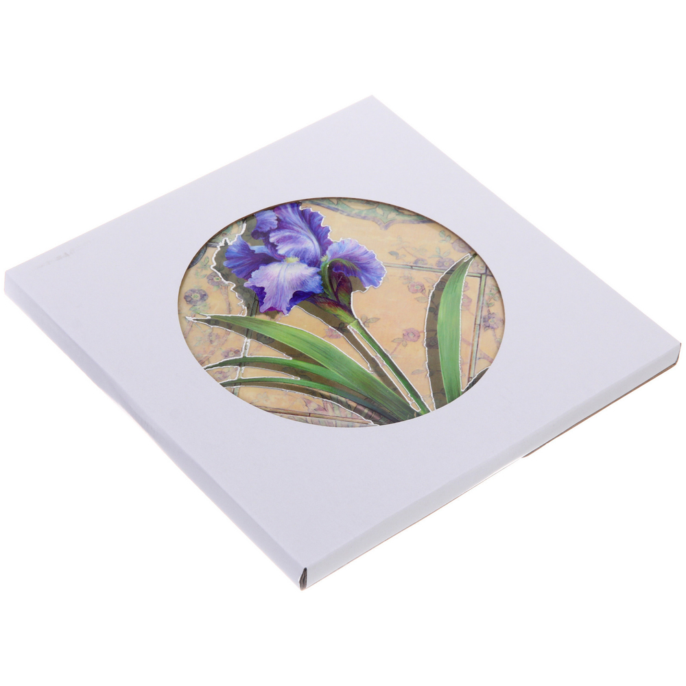 Подставка керамическая 20 см «Ирисы»