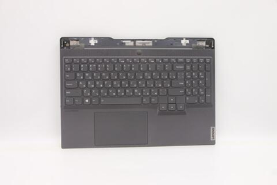 Верхняя панель с клавиатурой (топкейс) для ноутбука Lenovo Legion S7-15ACH6 с подсветкой, серая , раскладка - русская (5CB1C93757)