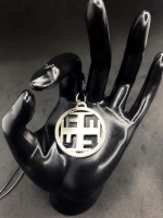 Защитный магический славянский кулон оберег Ратиборец сталь