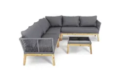 "Барселона" столик кофейный, деревянный каркас, акация