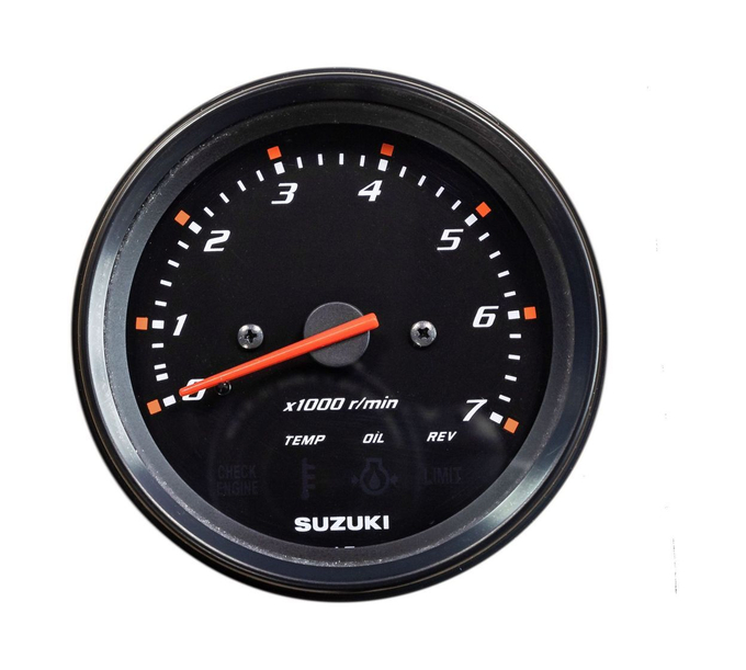 Тахометр 4", 7000 об/мин, Suzuki DF25-250, черный