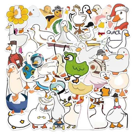 Наклейки для стикер бомбинга Утки Duck (50 шт.)