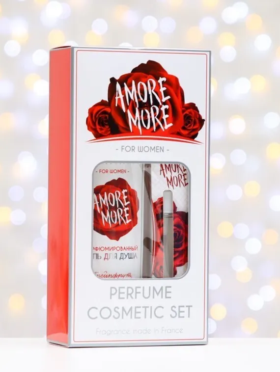Подарочный набор женский Amore More, гель для душа 250 мл, парфюмерная вода 30 мл