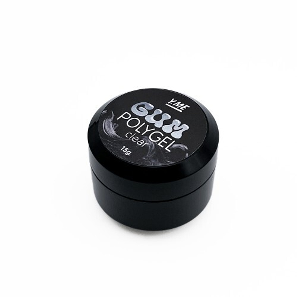 Y.me Gum Polygel Clear (прозрачный) 15 г