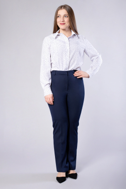 Брюки женские 3841зп, темно-синий #35ТС023841зп