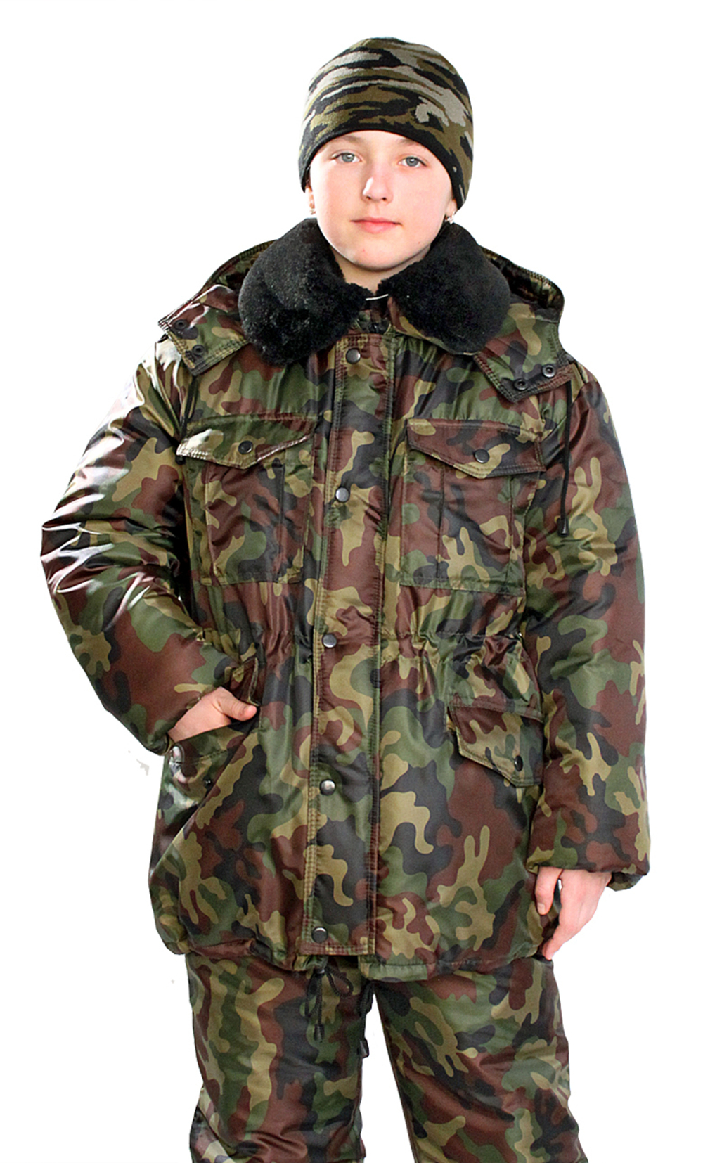 Куртка детская "Зима" цв. КМФ