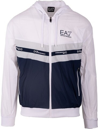 Мужская теннисная куртка EA7 Man Woven Blouson Jacket - navy blue