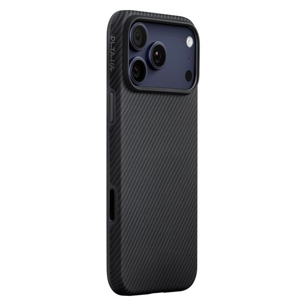 Чехол Pitaka Summa Case для iPhone 17 Pro Max, Черный | Twill
