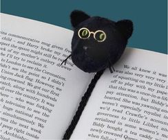 Book-Tails Bookmark - Black Cat