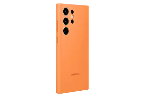 Чехол - накладка Samsung Galaxy S23 Ultra Silicone Case - Orange