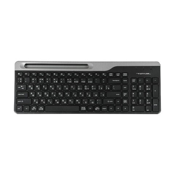 Клавиатура A4Tech Fstyler FBK25 (мембранная, беспроводная 2.4 GHz, Bluetooth) черная, slim