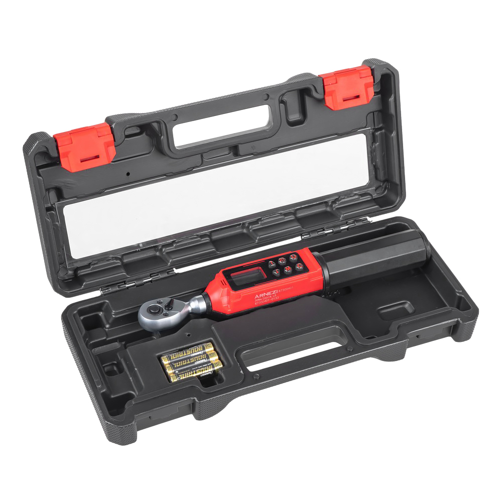 Ключ динамометрический 1/4" 0,45-30 Нм, цифровой в кейсе L=265мм ARNEZI R7300401