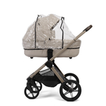 Коляска 2 в 1 Peppy Monaco thermo Latte (бежевый), рама серо-коричневая