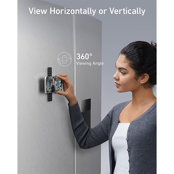 Двусторонний магнитный держатель Anker 620 MagGo для iPhone (A25A1H11) черный