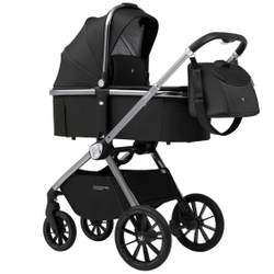 Детская коляска Sweet Baby Verde Silver 3 в 1 Black