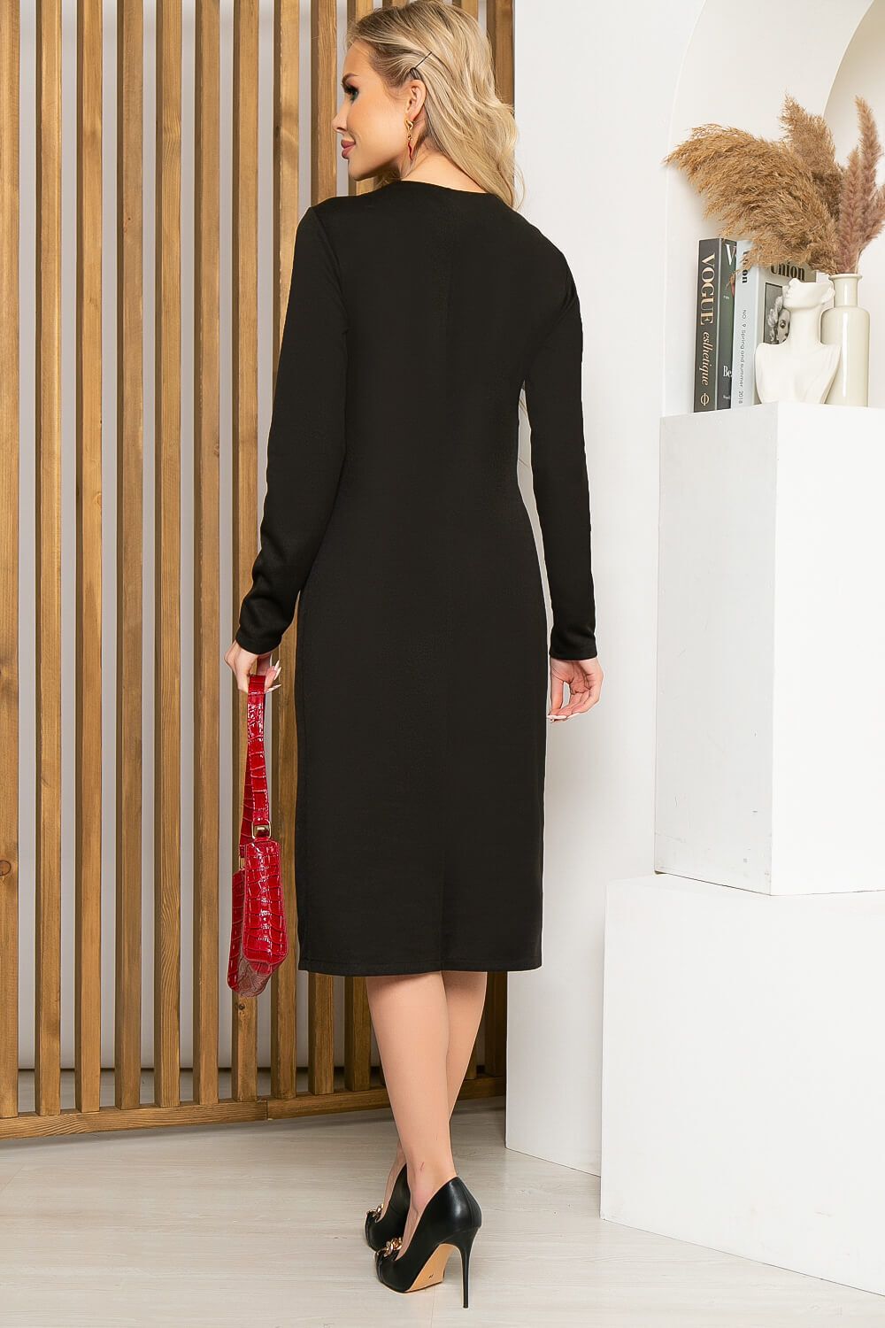 Платье "Валентина" (блэк) П4467 LT Collection (Акция)