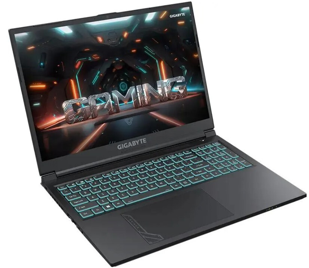 Ноутбук  GIGABYTE G6 16 ", Core i7, 16 Гб RAM, 512 Гб SSD, GeForce RTX 4060, Черный