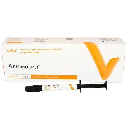 Алюмосил шпр.1,5г - паста для ретракции десны и остановки кровотечения, ВладМиВа