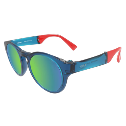 Спортивные очки HILX Switch Blade / Matt Aqua Blue / Green Lens