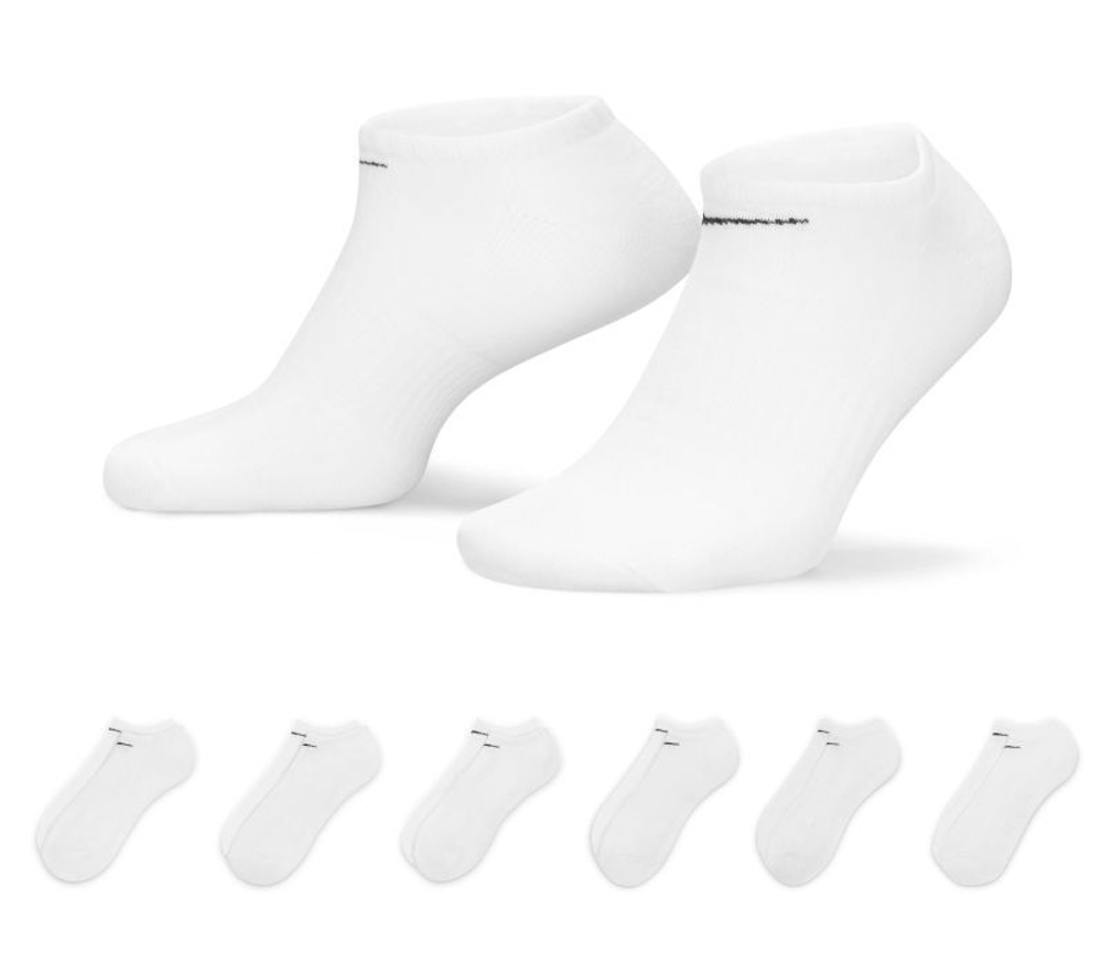 Теннисные носки Nike Everyday Cushioned Socks 6P - White