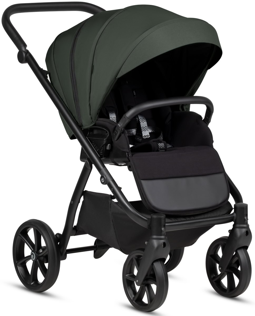 Детская коляска Tutis Uno 6 Plus Essential collection 4 в 1 с автокреслом Beno Black и базой 1602144 Pistaccio