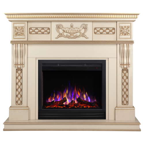 Каминокомплект Real Flame Corsica Lux 25,5/26 WT с очагом Saphir 25,5