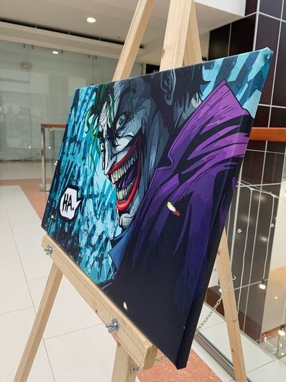 Картина на холсте Бэтмен и заклятый враг Бэтмена