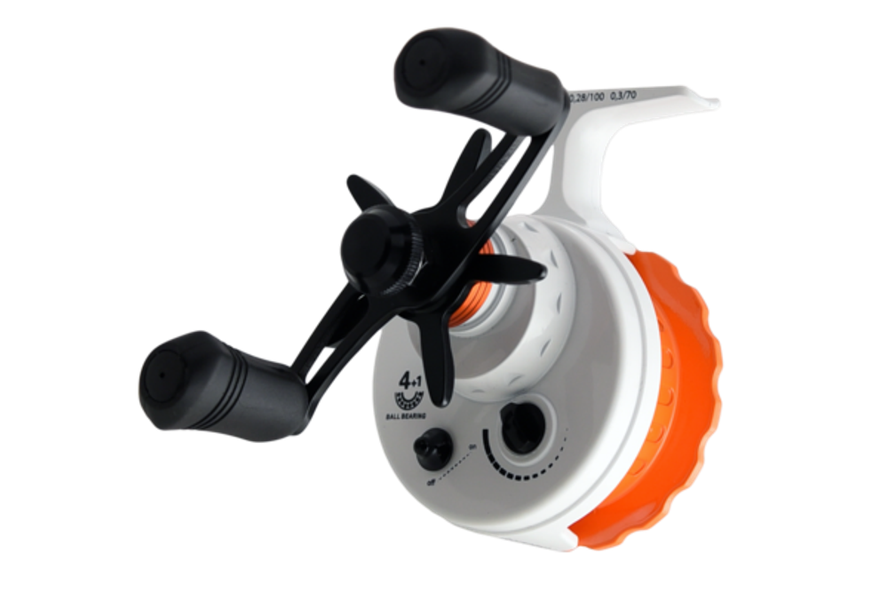 Катушка инерционная (зимняя) Black Side ICE ZEAL OR/WH (4+1 подш.)