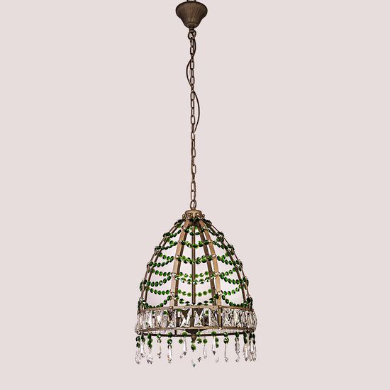 Подвесная люстра Abrasax L.7391-5GR (GREEN)