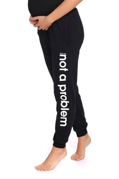Джоггеры для беременных (Размер: L) (Цвет: черный)